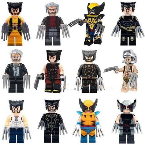 X Men Minifigures Wolverine Lego Marvel Super Hero Compatible Building Toy | SG MiniFigures