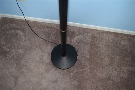 Black Halogen Torchiere Floor Lamp | EBTH