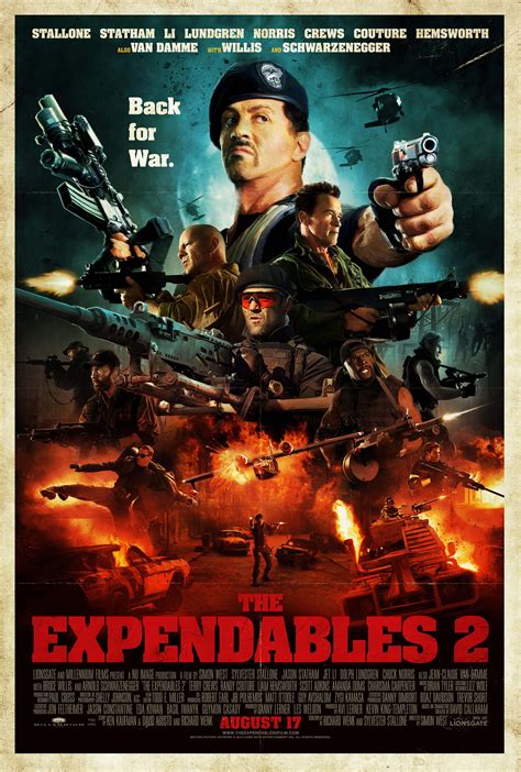 THE EXPENDABLES 2 Last Supper Poster