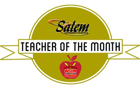 TEACHER OF THE MONTH | WSLM RADIO