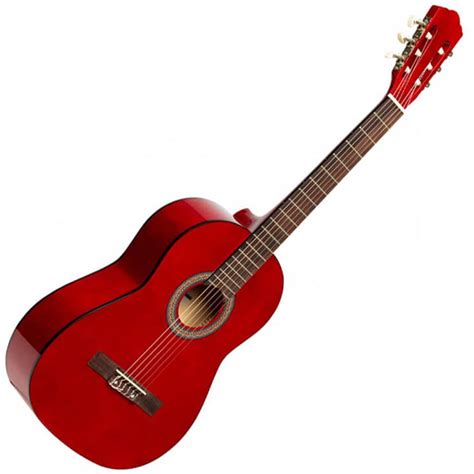 Stagg SCL50 3/4-RED 3/4 Size Classical Acoustic Guitar - Red | Rich ...