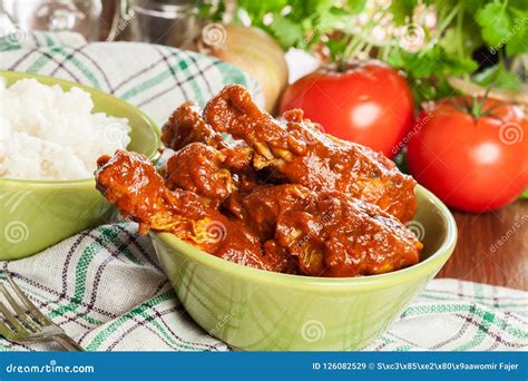 Chicken Drumsticks Curry with Rice Stock Image - Image of malaysian, white: 126082529