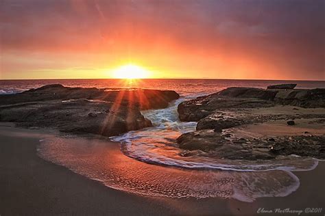 Sunset Wallpaper Laguna Beach California - WallpaperSafari