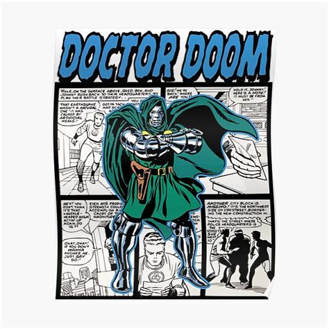 "doctor doom " Poster for Sale by DEEP-SOUTH | Redbubble