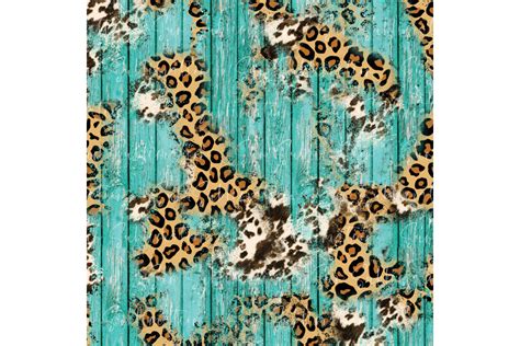 Turquoise Cowhide Leopard Graphic by Sun Sublimation · Creative Fabrica