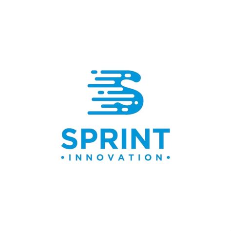Premium Vector | Initial letter s for sprint logo design