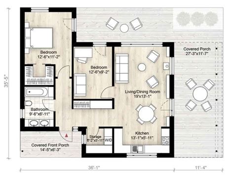 4 Bedroom Tiny House Floor Plans | Floor Roma