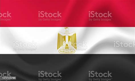 Flag Of Egypt Egyptian Flag Egypt Flag Illustration Official Colors And Proportion Stock ...