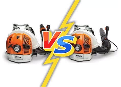 Stihl BR 700 VS BR 700 X - Spec & Feature Comparison