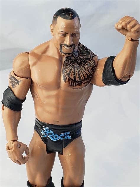 WWE Wrestling Mattel The Rock Figure Dwayne Johnson (H) #Mattel | The ...