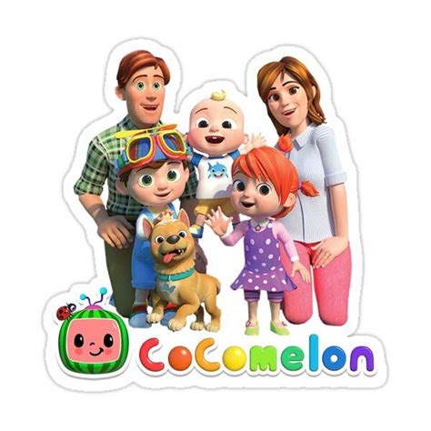 Cocomelon Family Sticker by dannrySaputra in 2022 | Baby boy 1st birthday party, Family stickers ...