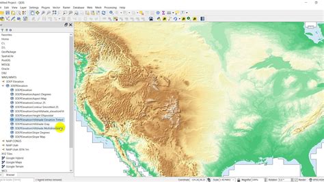 Elevation Data for North America in QGIS - YouTube