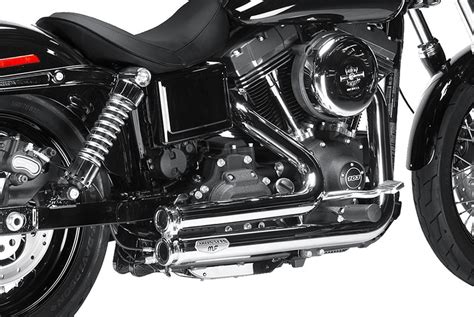 Magnaflow® - Harley Davidson Dyna Wide Glide 2010 Lowdown 2-into-2 Full Exhaust System ...