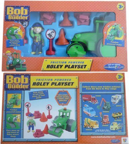 Amazon.com: Bob the Builder Roley Playset Friction Powered with ...