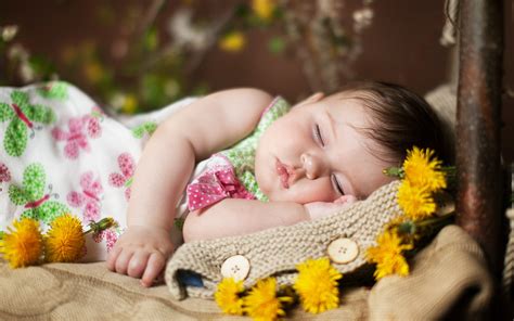 Serene Child's Slumber – HD Wallpaper Photography