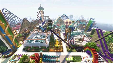 Craftyland 2 - Epic Theme Park in 2024 | Minecraft theme, Theme park ...