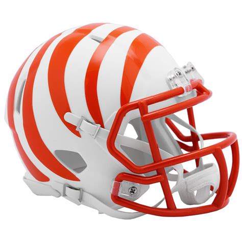 Cincinnati Bengals Full Size White Matte Speed Replica Helmet New In Box 25749 – Denver Autographs