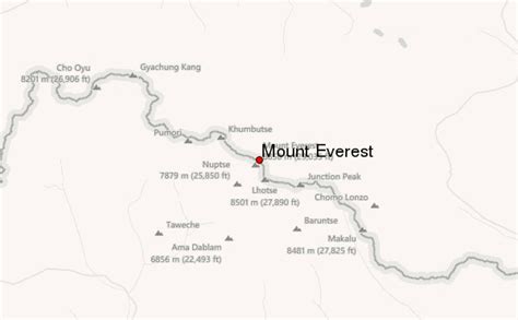 Mount Everest Mountain Information