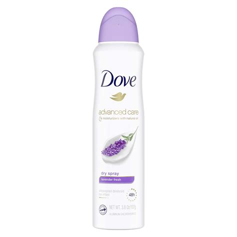 Dove Advanced Care Dry Spray Antiperspirant Deodorant Lavender Fresh, 3 ...