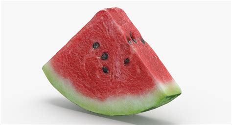 3D watermelon slice 01 - TurboSquid 1573978