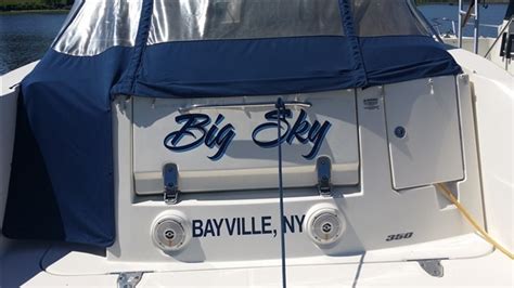 Boat Lettering & Design Samples | Custom Design Graphics | Long Island