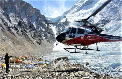 Everest Base camp helicopter tour with landing | EBC Helicopter tour