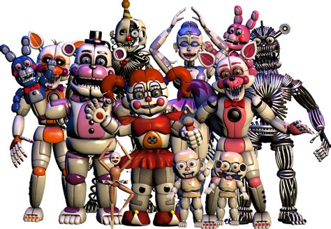 sister location png - Sister Location Gang | Fnaf sister location, Sister location, Fnaf wallpapers