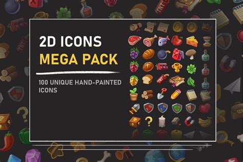 2D Icons Mega Pack | 2D Icons | Unity Asset Store