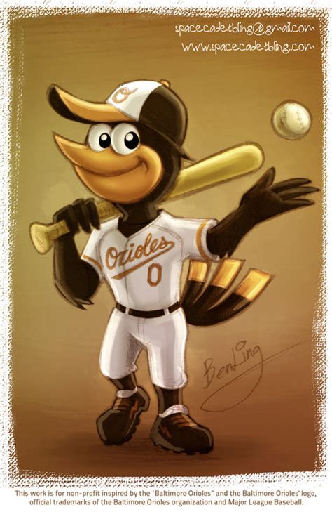 Baltimore Orioles Mascot Revisited by SpaceCadetBling on DeviantArt