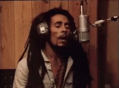 Bob Marley GIF - Bob Marley Recording Studio - Discover & Share GIFs