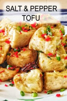 Salt and pepper tofu (Chinese style crispy tofu recipe)