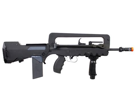 FAMAS F1 EVO AEG Bullpup Airsoft Gun by CyberGun with Inline MOSFET | AirsoftNMore.com