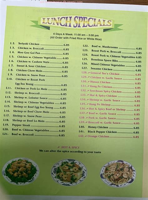 Online Menu of No. 1 Chinese Food Restaurant, Pensacola, Florida, 32514 ...