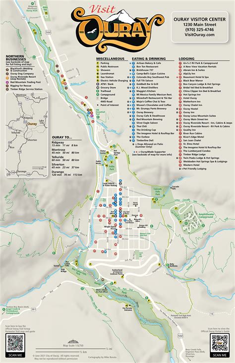 Ouray City Map — Visit Ouray