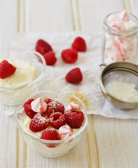 Easy Christmas Dessert: Coconut Whipped Cream with Raspberries & Meringues | Beela Bakes