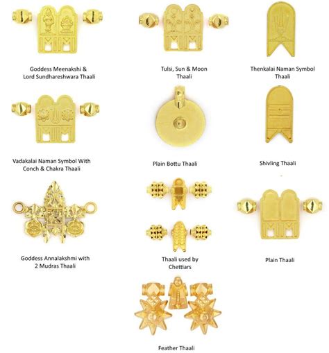 Different Types of Thirumaangalyam / Thaali Designs | Mangalsutra, Gold ...