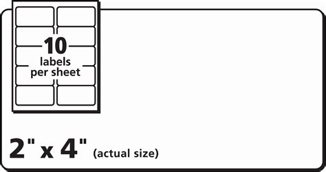 2 X 4 Shipping Label Template Collection