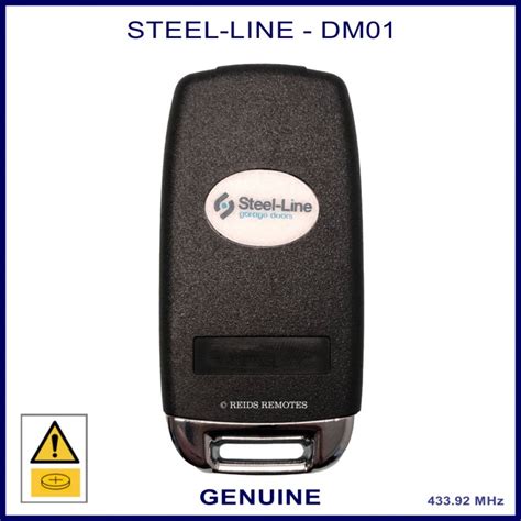 Steel-Line DM01 genuine 4 button garage & gate remote control