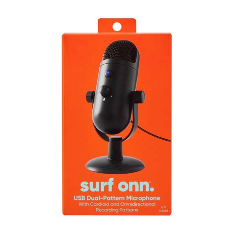 onn. USB Dual-Pattern Microphone - Walmart.com