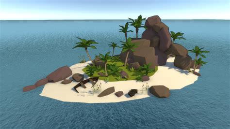 Low poly tropical island : r/Unity3D