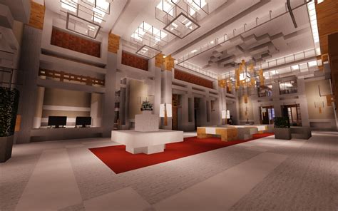 The Plaza Hotel (Lobby / First Floor / Shops) Minecraft Map