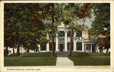 Morton Hospital Taunton, MA Postcard