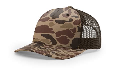 Custom Embroidered Duck Camo Hats - Richardson 112