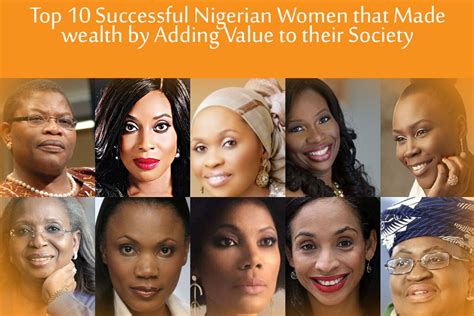 Top 10 Successful Nigerian Women that Made wealth by Adding Value