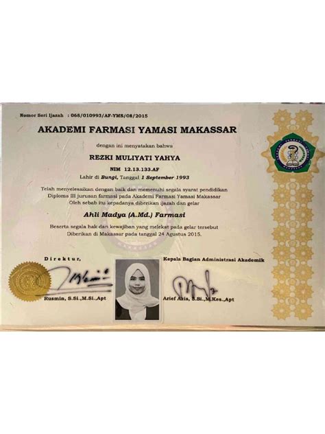 Ijazah d3 - Compressed | PDF