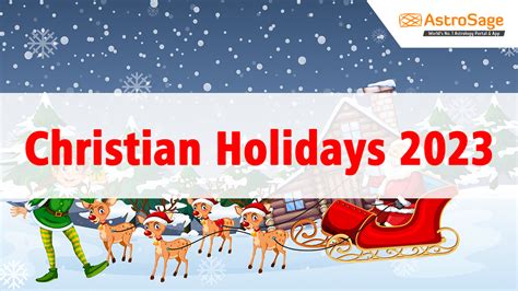 Complete List Of All The Christian Holidays 2023!