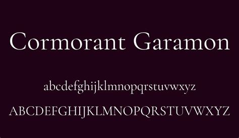 Cormorant Garamond font - Font Tr