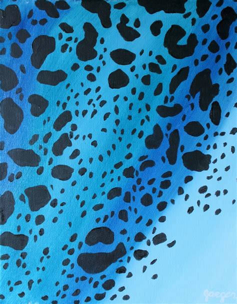 Poison Dart Frog Blue oil painting - Tamara Jaeger Fine Art