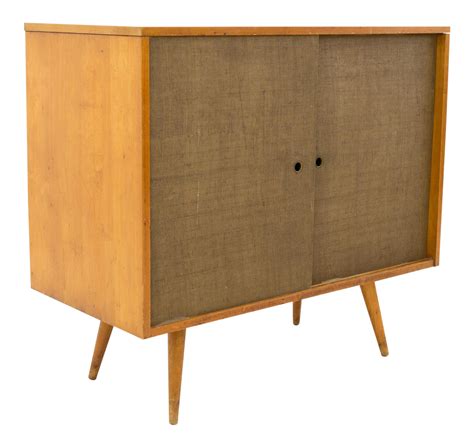 Paul McCobb for Planner Group Media Console Record Cabinet | Mid Century Modern Furniture ...