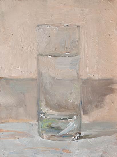 daily painting titled Glass of water - click for enlargement | Daily ...